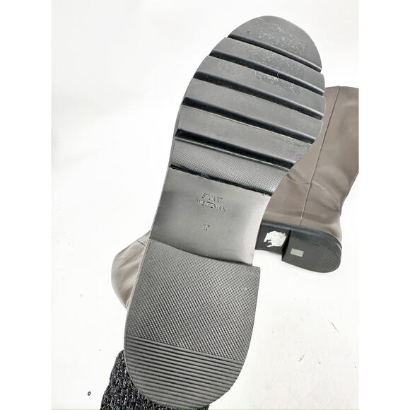 Stuart Weitzman Donna to-the-knee Zip Boots Brown Leather 10 NEW - Picture 7 of 8